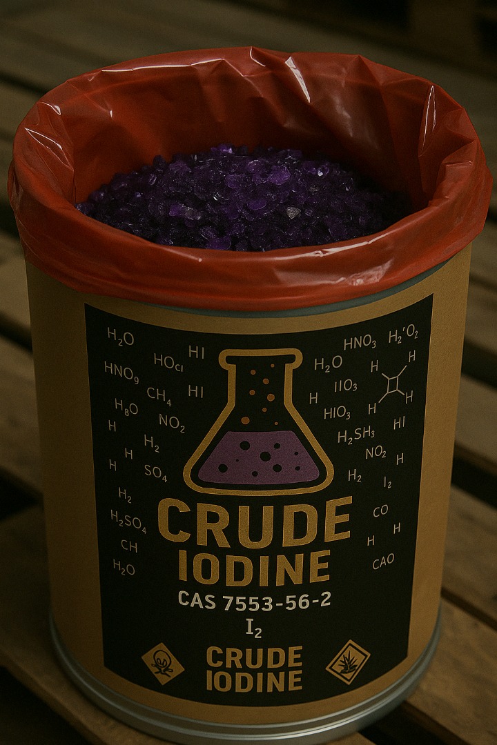 Crude Iodine – Industrial Grade Elemental Iodine - Image 2